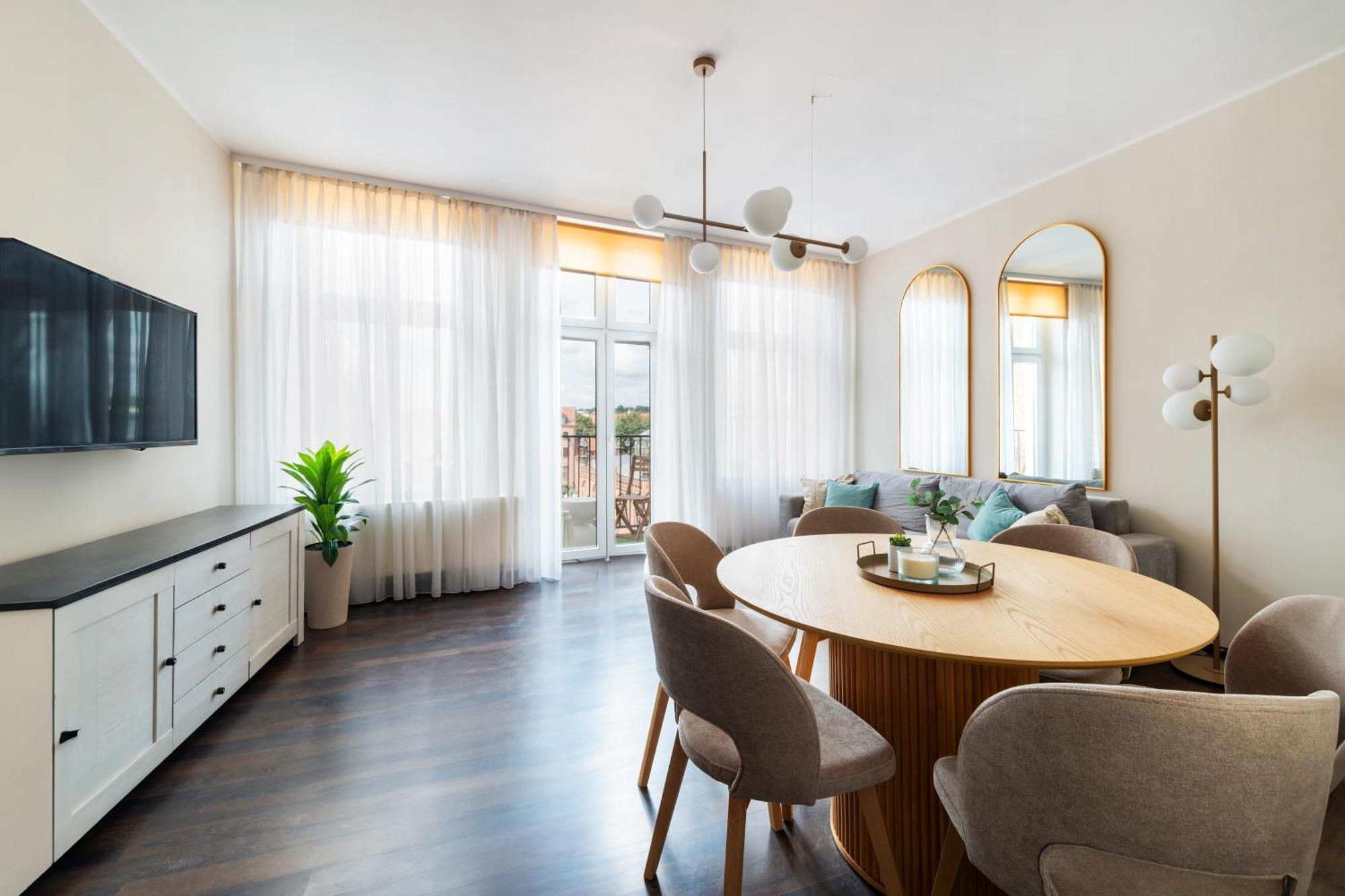 Stunning Apartment With Balcony Gdansk Exterior photo