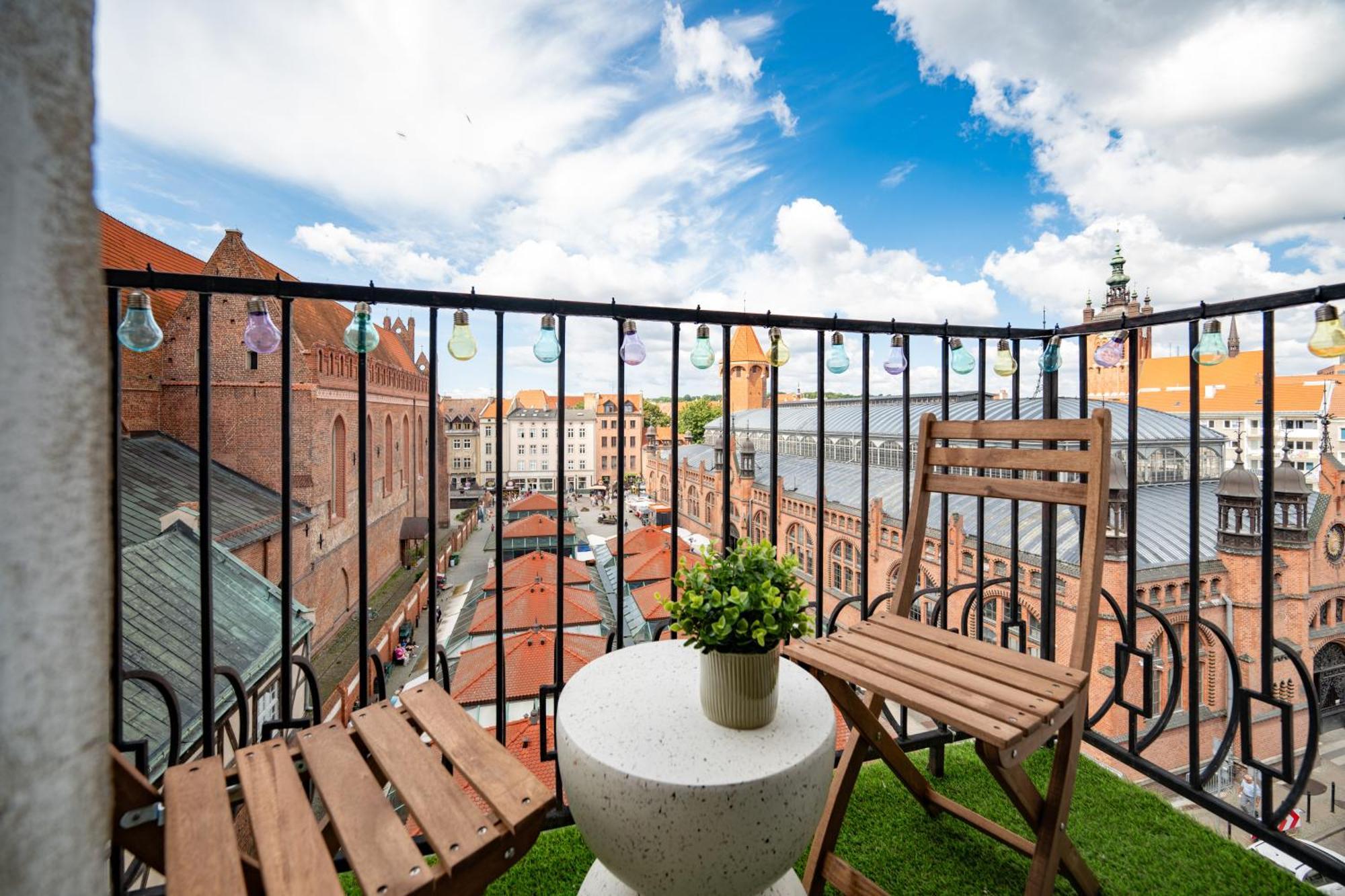 Stunning Apartment With Balcony Gdansk Exterior photo